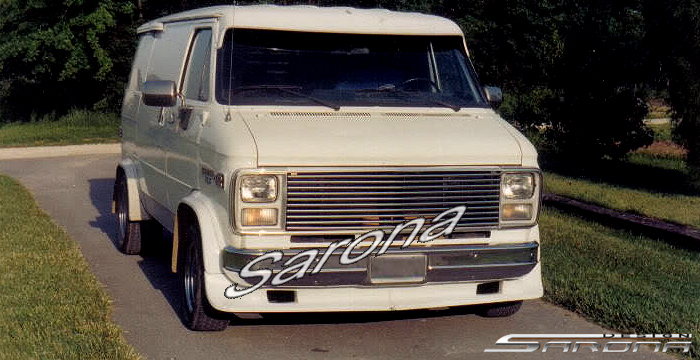 Custom Chevy G10/G20/G30 Van  Front Add-on Lip (1977 - 1995) - $379.00 (Part #CH-012-FA)